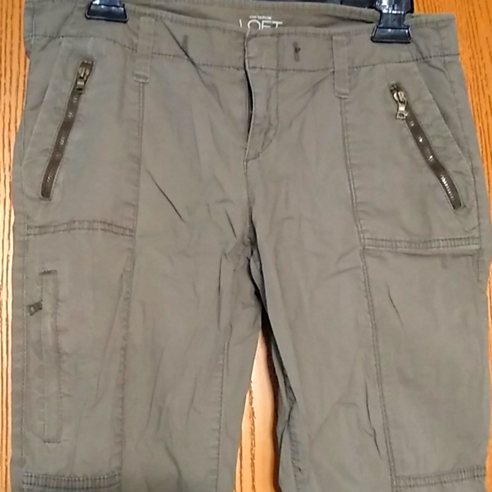 Loft 4 petite cropped pants